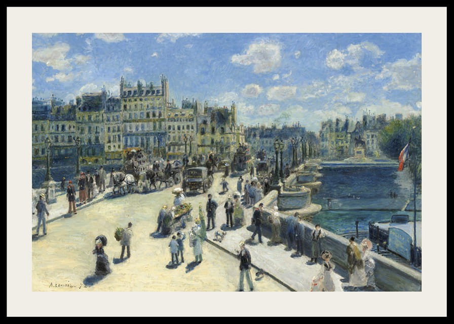 Pont Neuf By Auguste Renoir-12