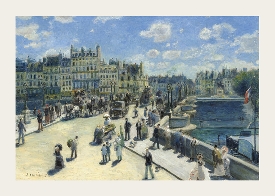 Pont Neuf By Auguste Renoir-12