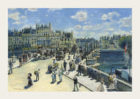 Pont Neuf By Auguste Renoir-5