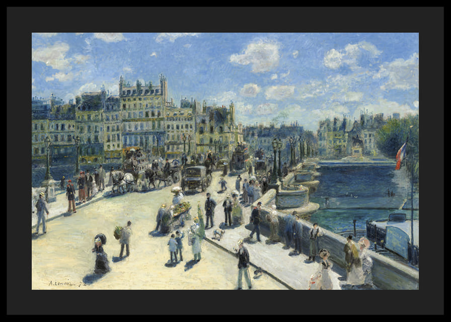 Pont Neuf By Auguste Renoir-12