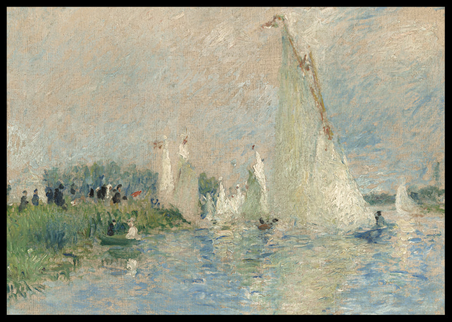Regatta at Argenteuil By Auguste Renoir-12