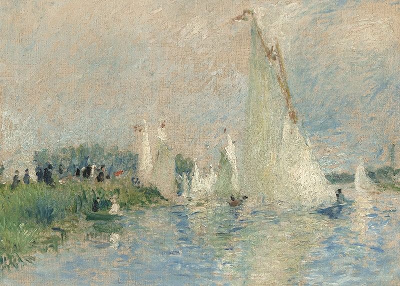 Regatta at Argenteuil By Auguste Renoir-12