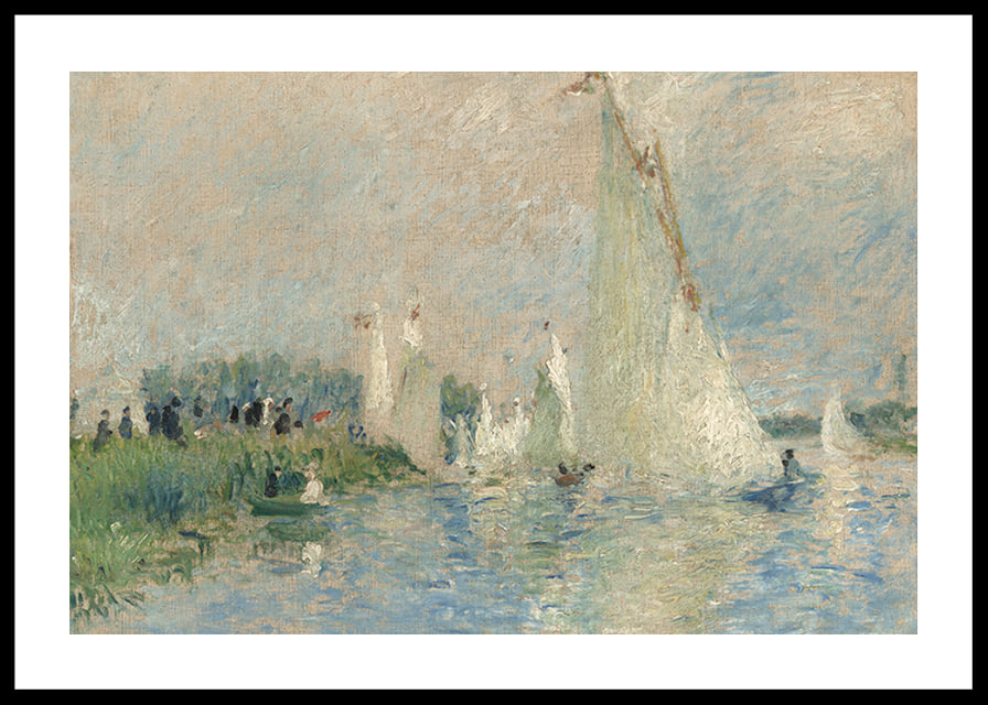 Regatta at Argenteuil By Auguste Renoir-12