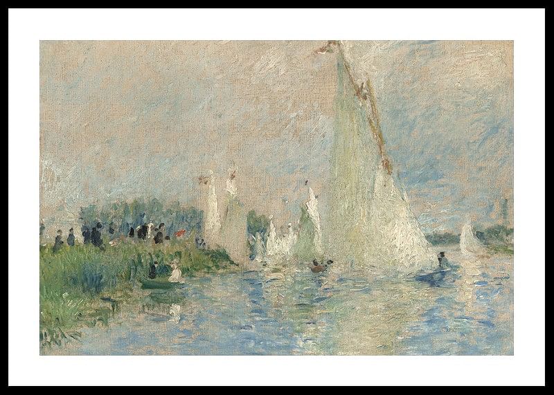 Regatta at Argenteuil By Auguste Renoir-12