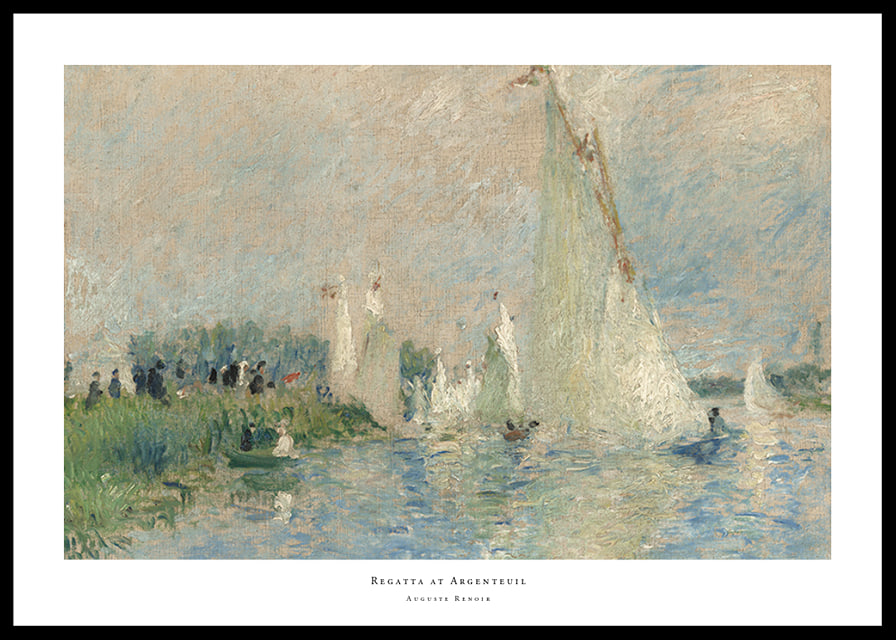 Regatta at Argenteuil By Auguste Renoir-12