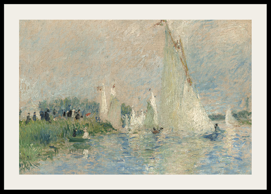 Regatta at Argenteuil By Auguste Renoir-12