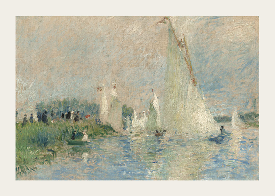 Regatta at Argenteuil By Auguste Renoir-12