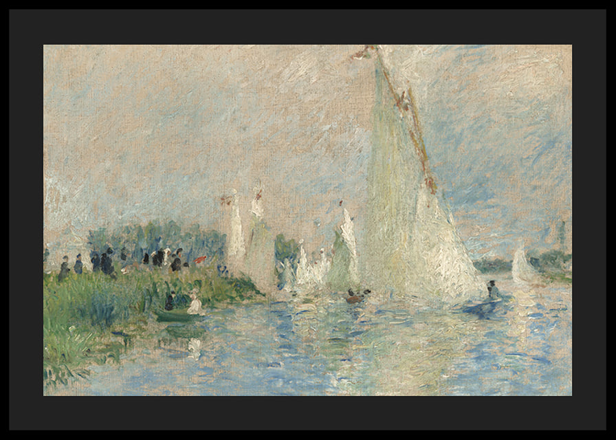 Regatta at Argenteuil By Auguste Renoir-12