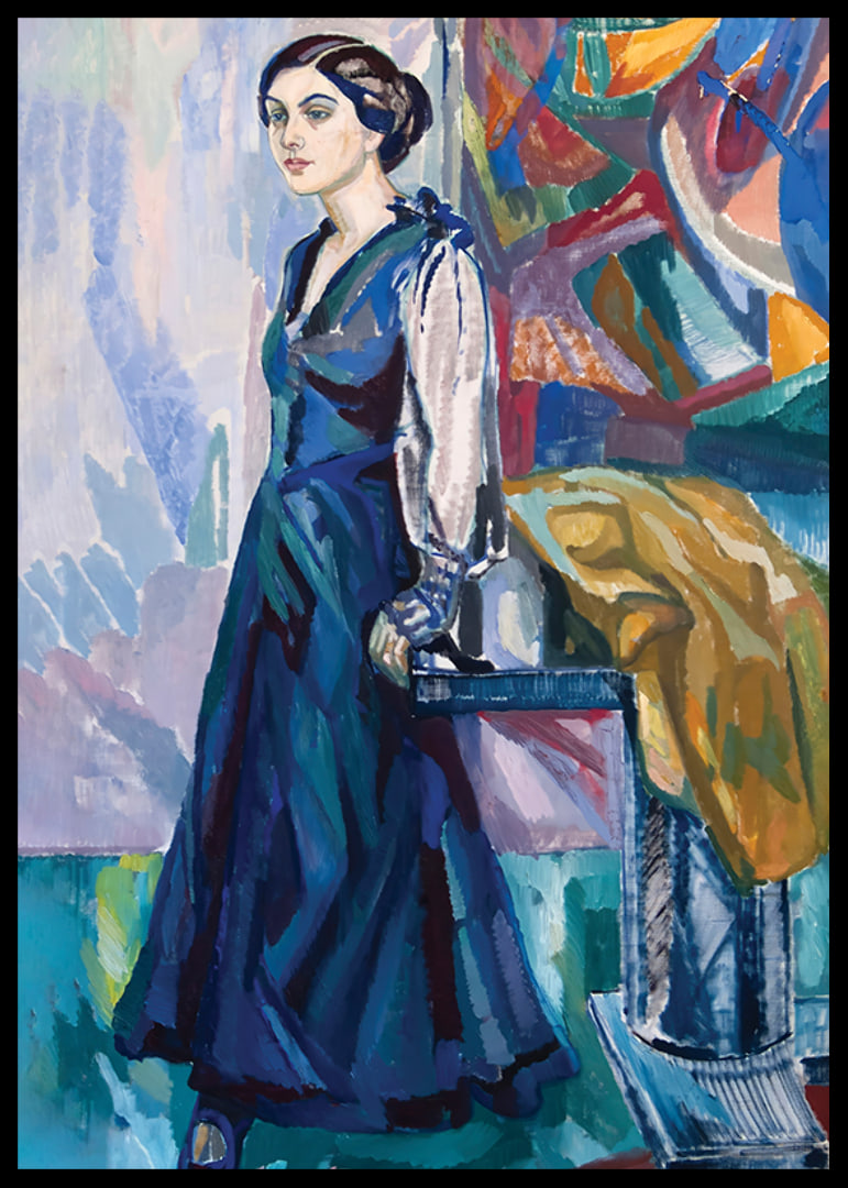 Portrait Of Mrs Carin Ostberg By Axel Törneman-12