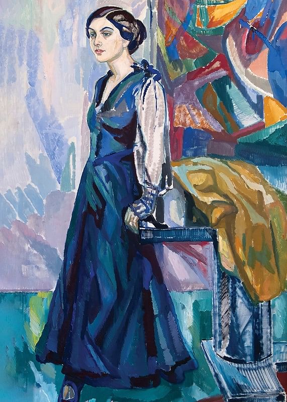 Portrait Of Mrs Carin Ostberg By Axel Törneman-12