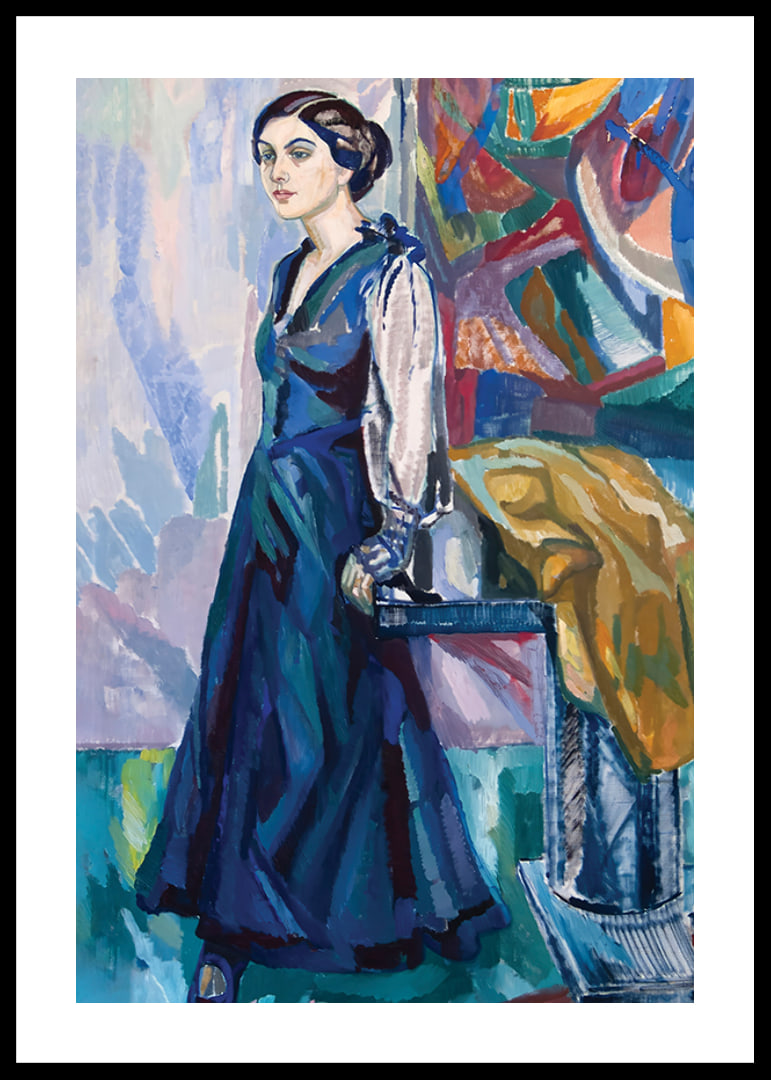 Portrait Of Mrs Carin Ostberg By Axel Törneman-12