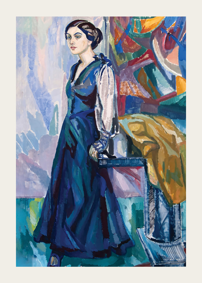 Portrait Of Mrs Carin Ostberg By Axel Törneman-12