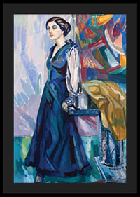 Portrait Of Mrs Carin Ostberg By Axel Törneman-6