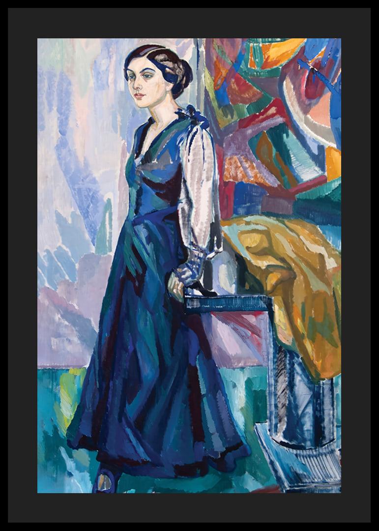 Portrait Of Mrs Carin Ostberg By Axel Törneman-12