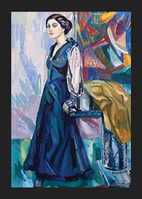 Portrait Of Mrs Carin Ostberg By Axel Törneman-7