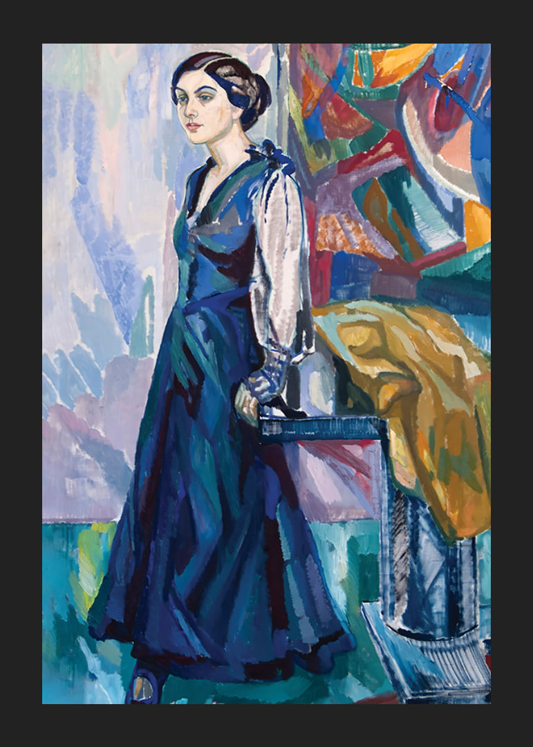 Portrait Of Mrs Carin Ostberg By Axel Törneman-12