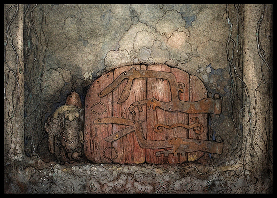 Bergaporten By John Bauer-12