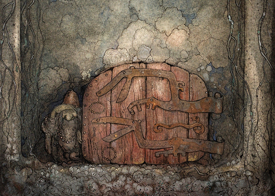 Bergaporten By John Bauer-12