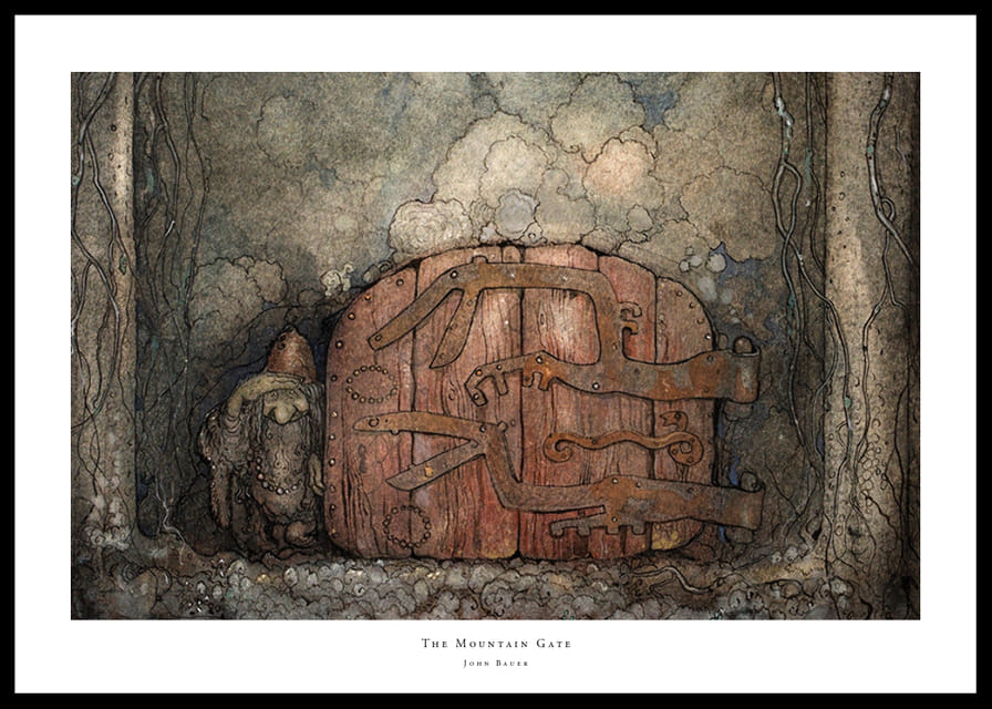 The Mountain Gate By John Bauer-12