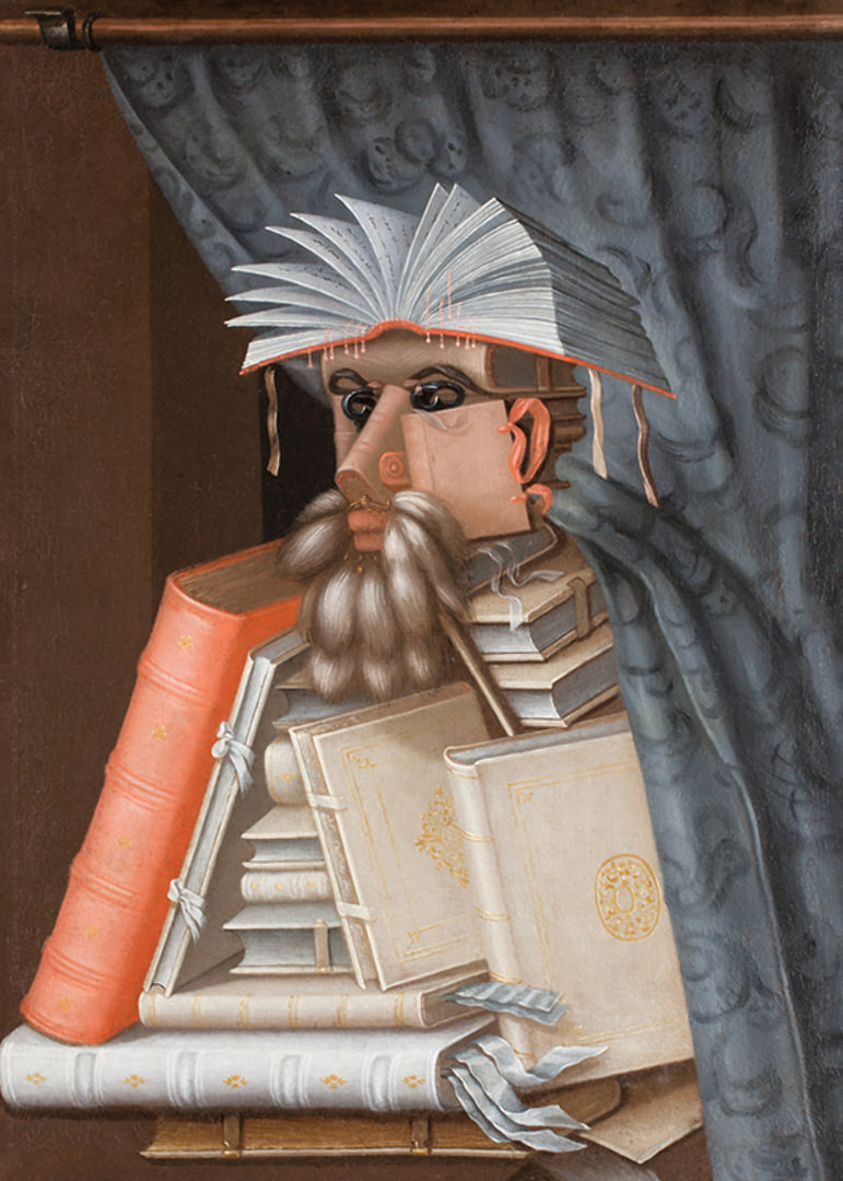The Librarian By Giuseppe Arcimboldo-12
