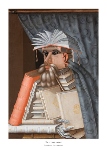Poster The Librarian By Giuseppe Arcimboldo