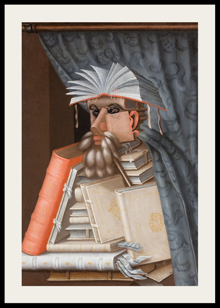 The Librarian By Giuseppe Arcimboldo-12