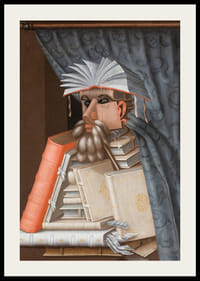 The Librarian By Giuseppe Arcimboldo-4