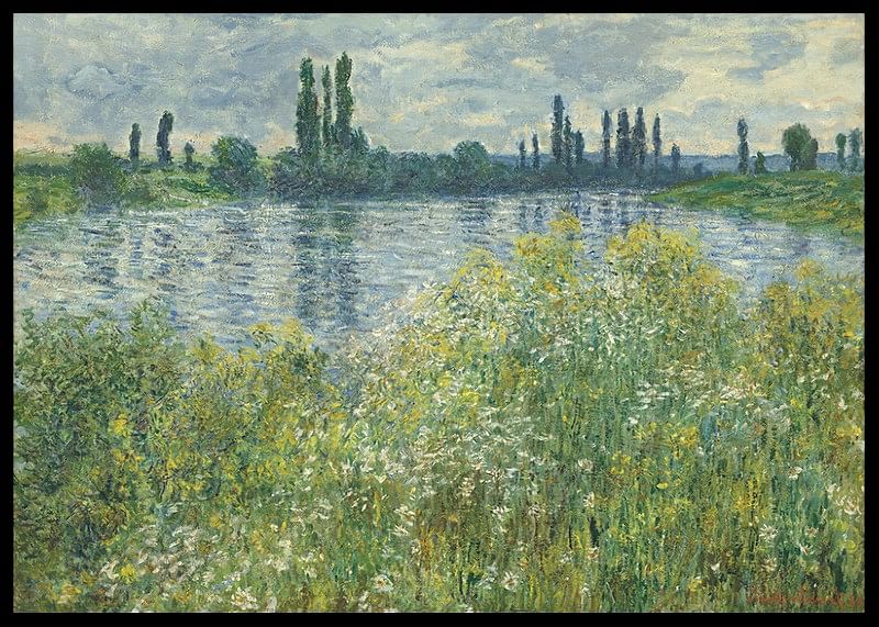 Banks of the Seine By Claude Monet-12