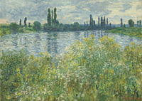 Banks of the Seine By Claude Monet-9