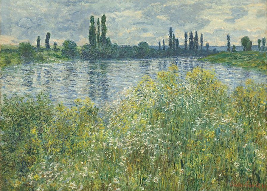 Banks of the Seine By Claude Monet-12