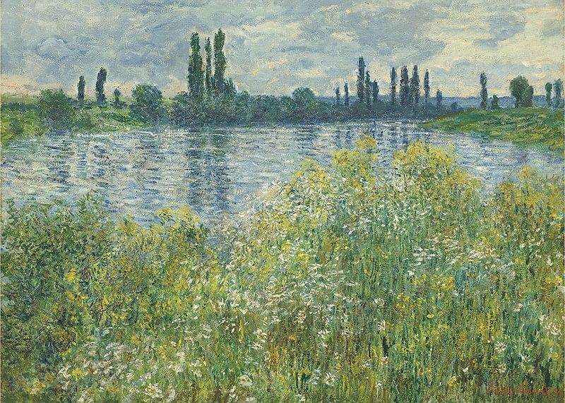Banks of the Seine By Claude Monet-12