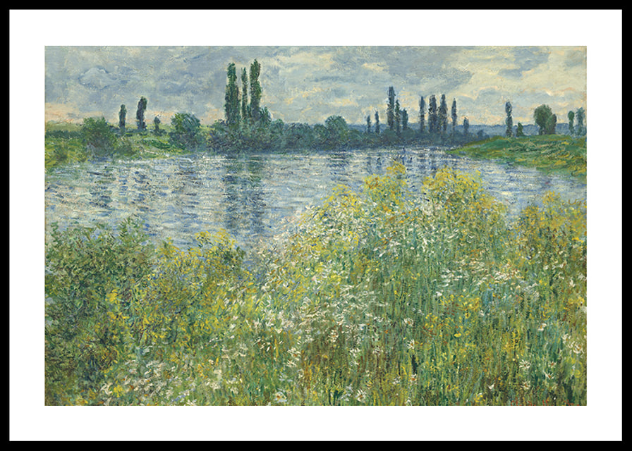 Banks of the Seine By Claude Monet-12