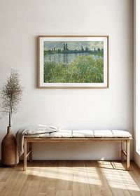Banks of the Seine By Claude Monet-4