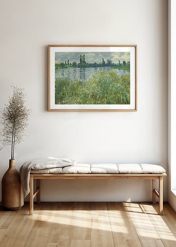 Banks of the Seine By Claude Monet-12