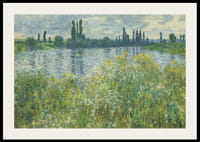 Banks of the Seine By Claude Monet-4
