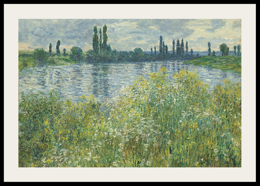Banks of the Seine By Claude Monet-12