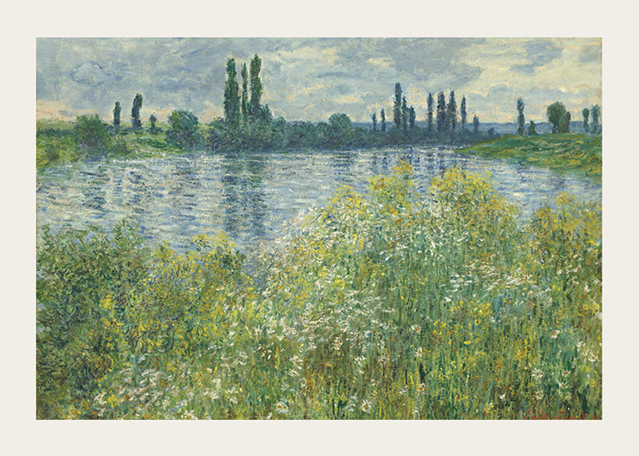 Banks of the Seine By Claude Monet-12