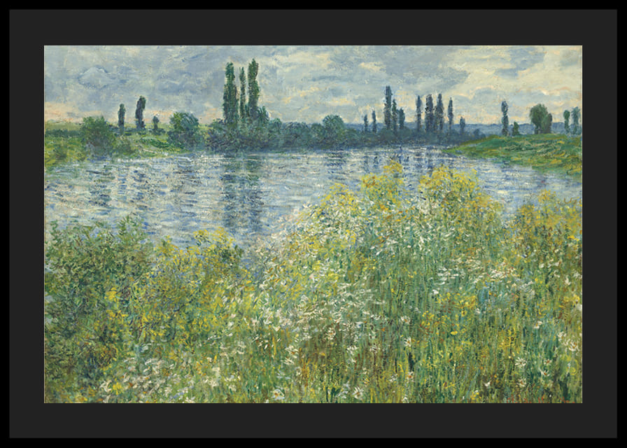 Banks of the Seine By Claude Monet-12