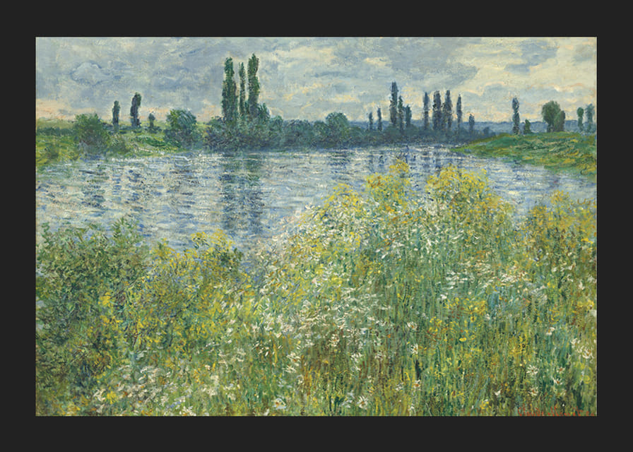 Banks of the Seine By Claude Monet-12