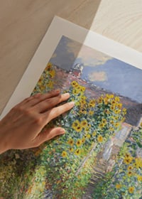 The Artist's Garden at Vétheuil By Claude Monet-11
