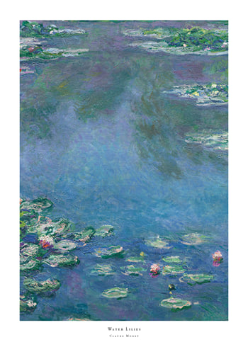 Poster Water Lilies By Claude Monet