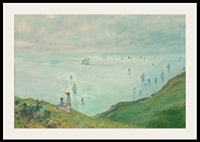Cliffs at Pourville By Claude Monet-2