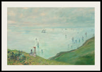 Cliffs at Pourville By Claude Monet-2