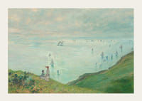 Cliffs at Pourville By Claude Monet-3