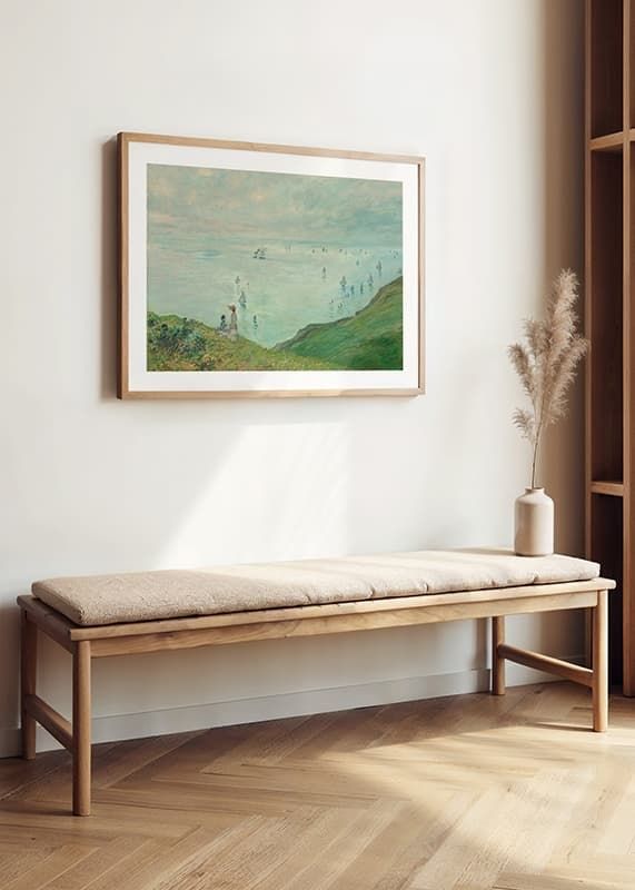 Poster Cliffs at Pourville By Claude Monet crossfade