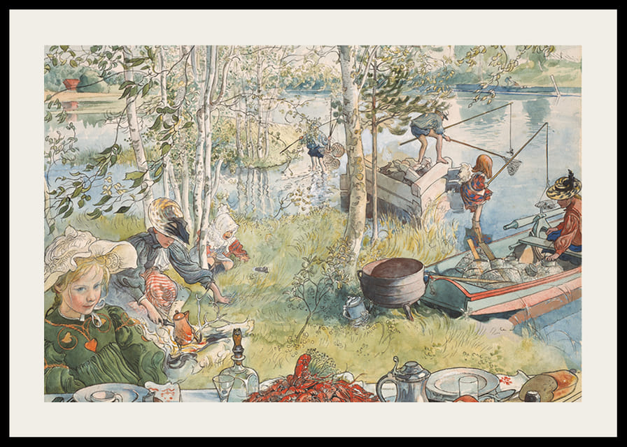 Crayfishing By Carl Larsson-12