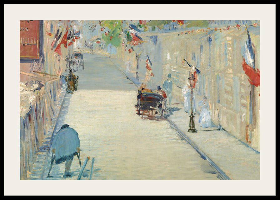 The Rue Mosnier With Flags By Édouard Manet-12