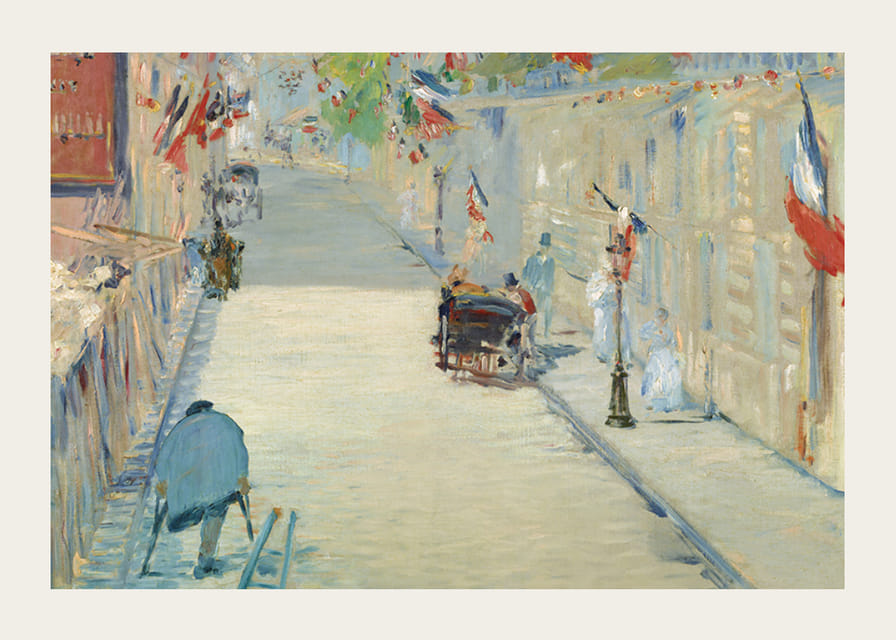 The Rue Mosnier With Flags By Édouard Manet-12