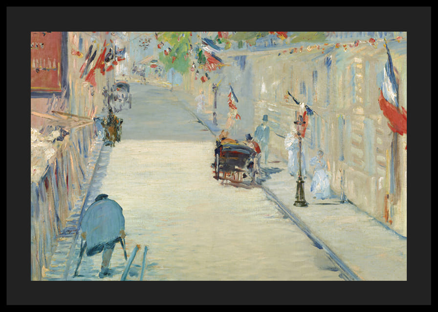The Rue Mosnier With Flags By Édouard Manet-12