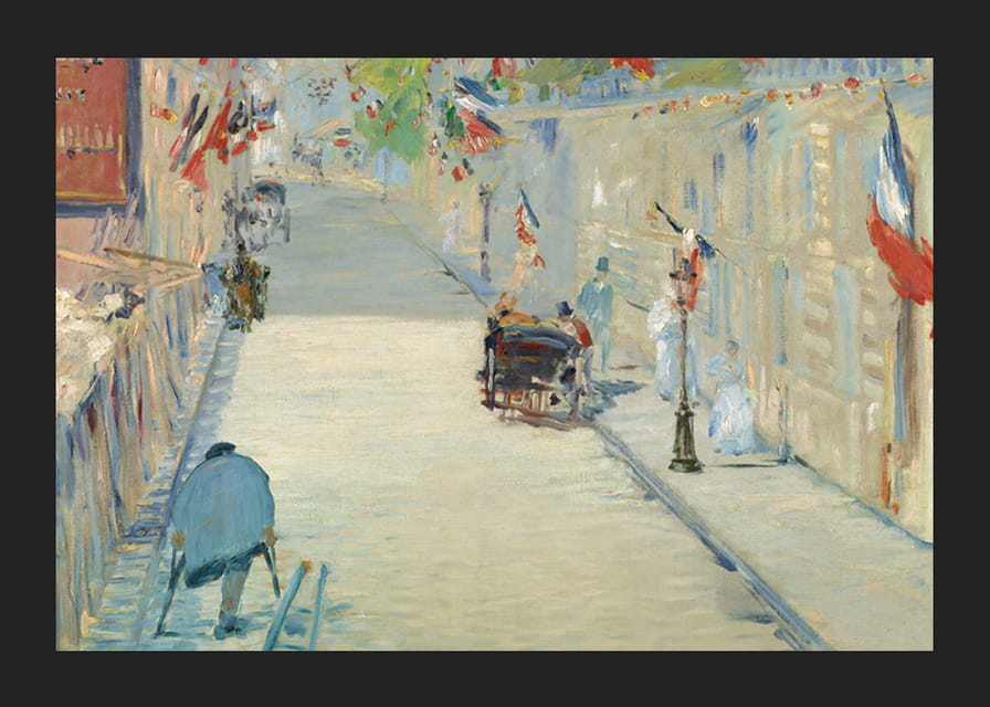 The Rue Mosnier With Flags By Édouard Manet-12